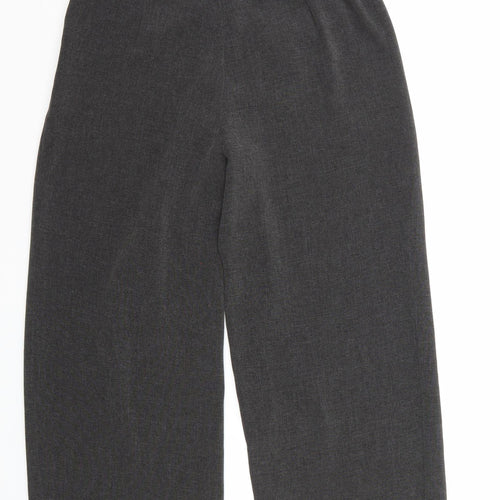 Marks and Spencer Womens Grey   Cropped Trousers Size 10 L24 in
