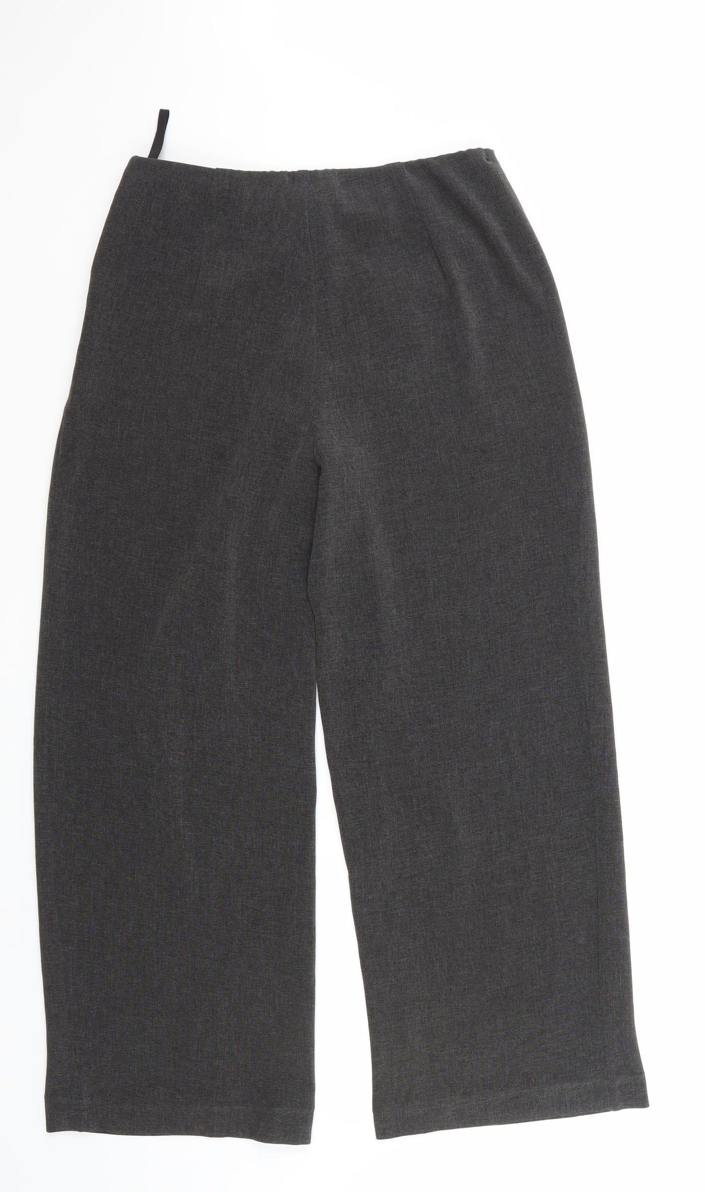 Marks and Spencer Womens Grey   Cropped Trousers Size 10 L24 in