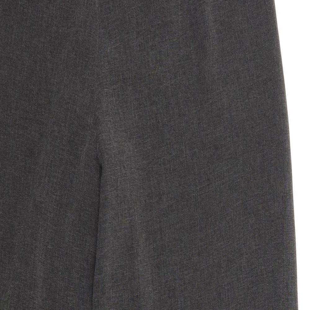 Marks and Spencer Womens Grey   Cropped Trousers Size 10 L24 in