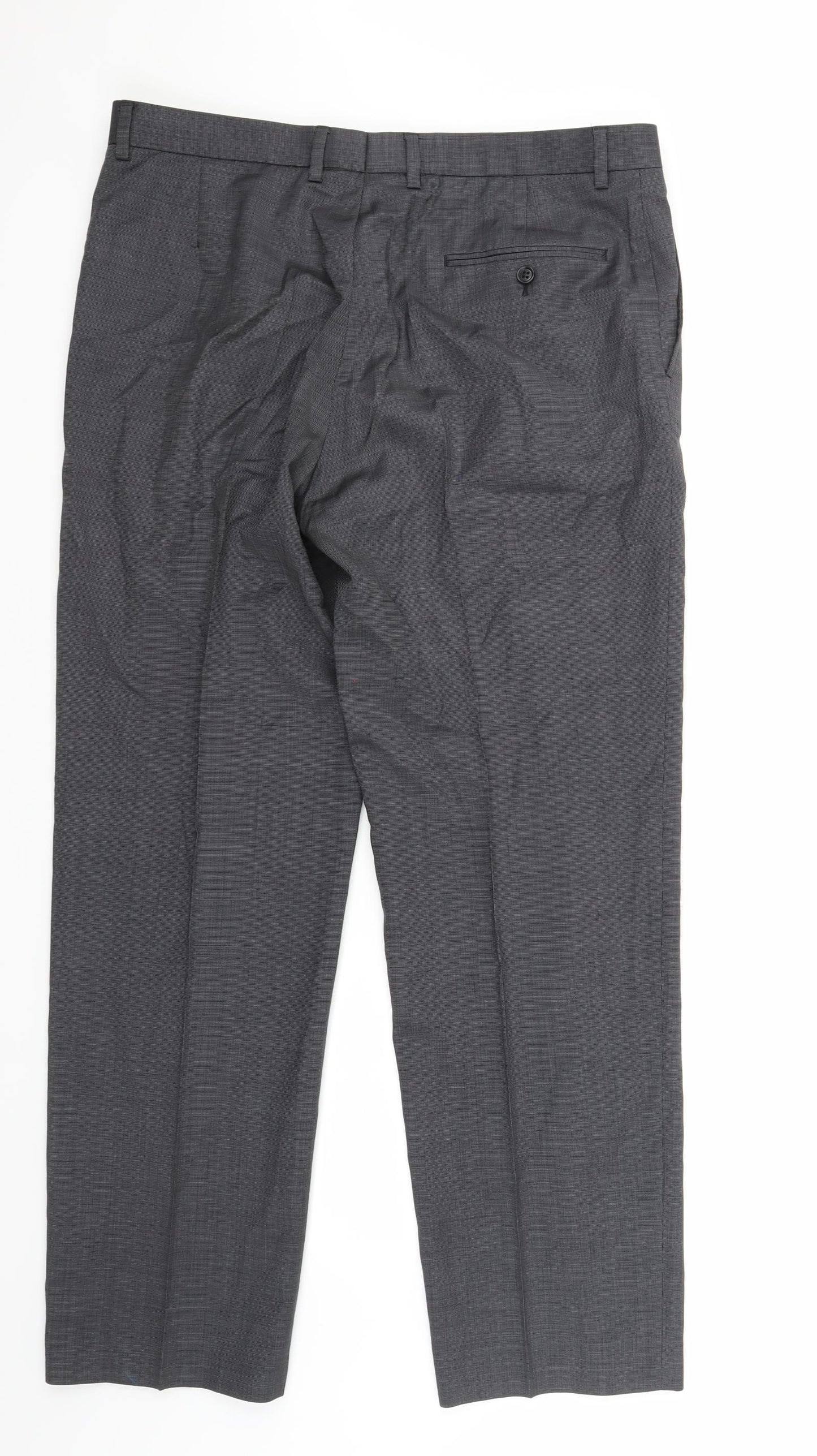 Marks and Spencer Mens Grey   Trousers  Size 36 L32 in