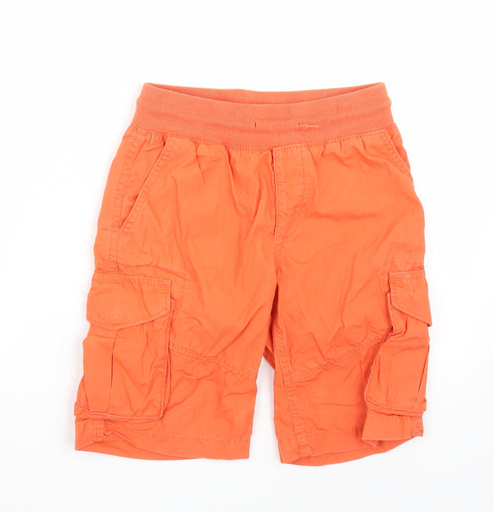 Gap Boys Orange Ramie Cargo Trousers Size M