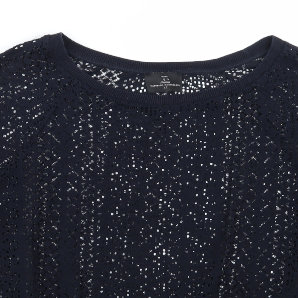 NEXT Womens Black   Pullover Jumper Size 12
