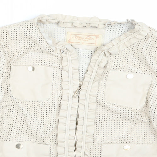 Amo lin Womens Beige   Jacket Coat Size S