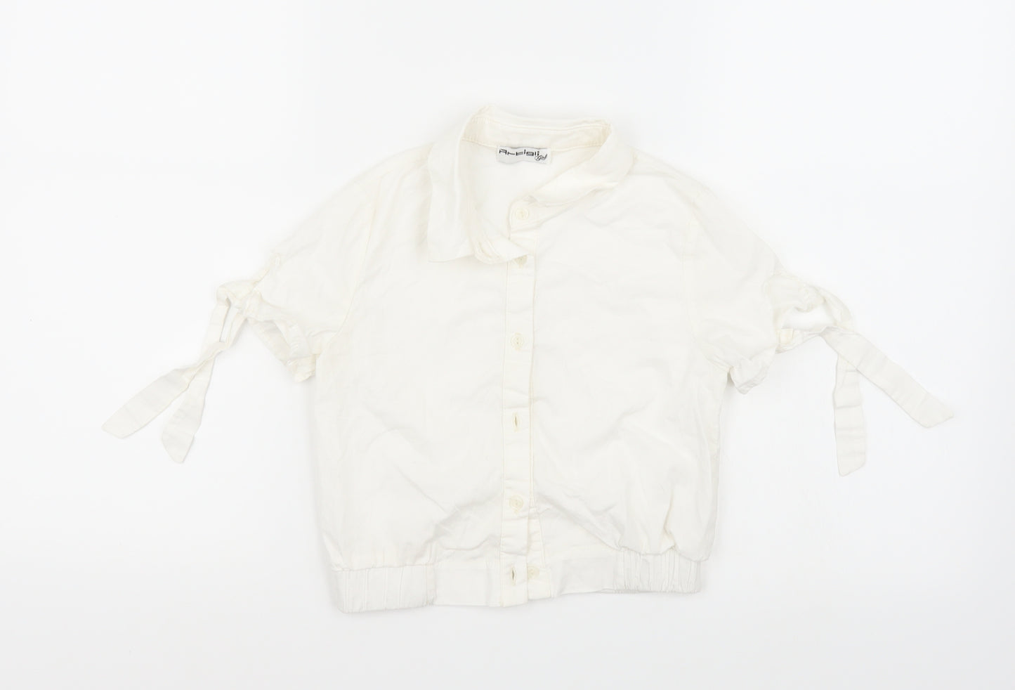 Artigi  Girls White   Basic Button-Up Size 8 Years