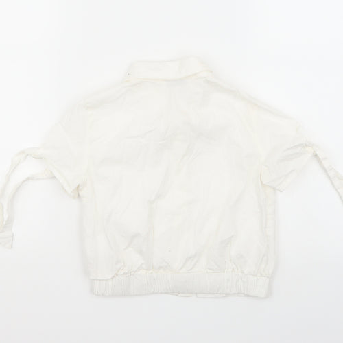 Artigi  Girls White   Basic Button-Up Size 8 Years
