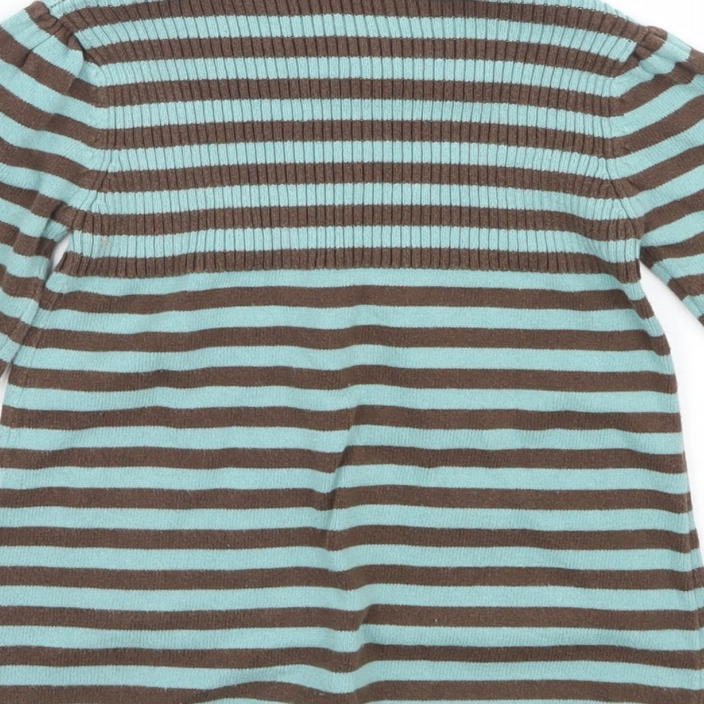 NEXT Girls Blue Striped  A-Line  Size 12-18 Months