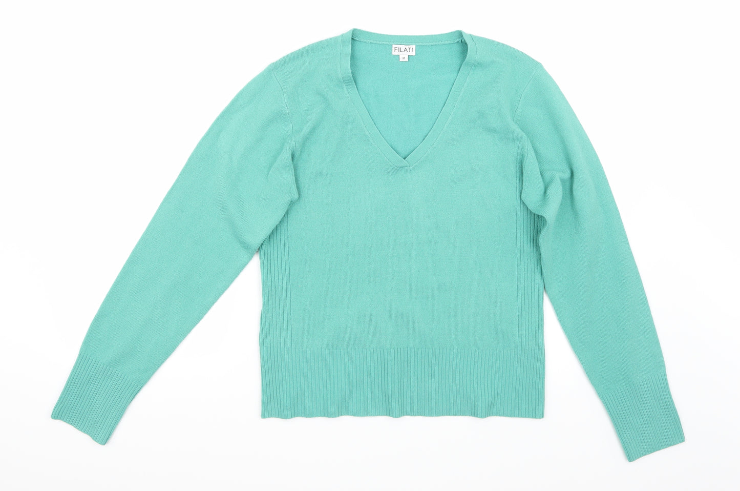 Filati Womens Green   Pullover Jumper Size M