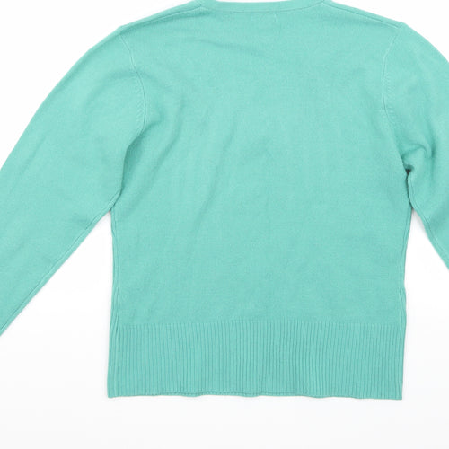 Filati Womens Green   Pullover Jumper Size M