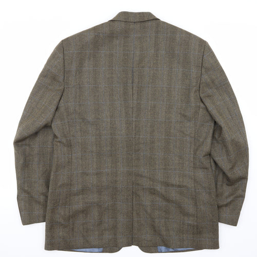 Racing Green Mens Brown   Jacket Suit Jacket Size 52