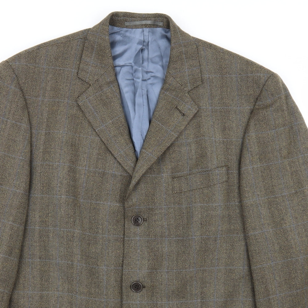 Racing Green Mens Brown   Jacket Suit Jacket Size 52