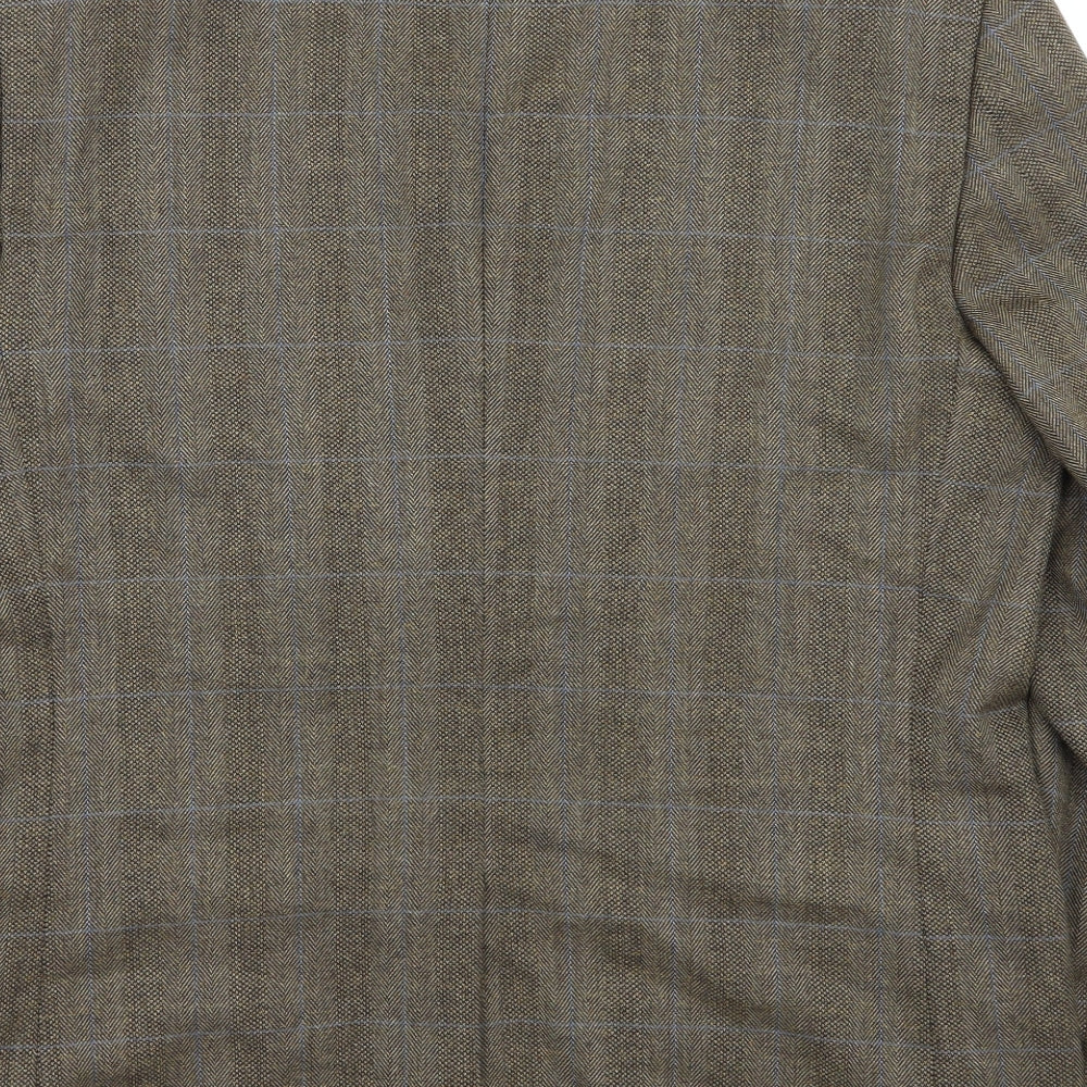 Racing Green Mens Brown   Jacket Suit Jacket Size 52