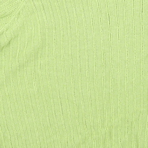 Just Elegance Womens Green   Pullover Jumper Size L
