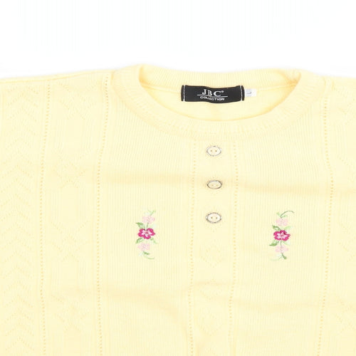 JBC Womens Yellow   Basic T-Shirt Size L