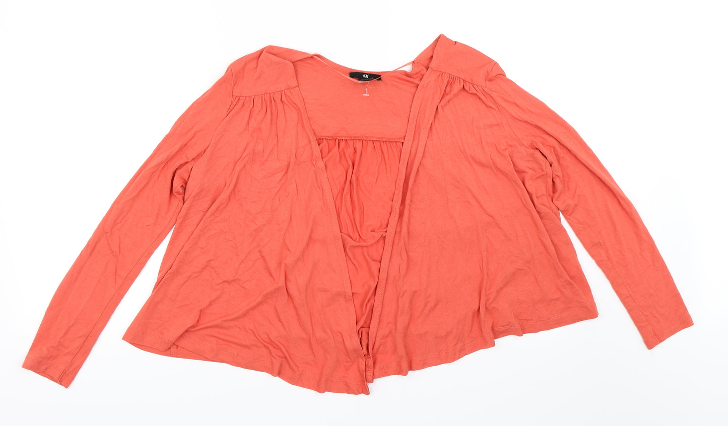 H&M Womens Orange   Cardigan Jumper Size S