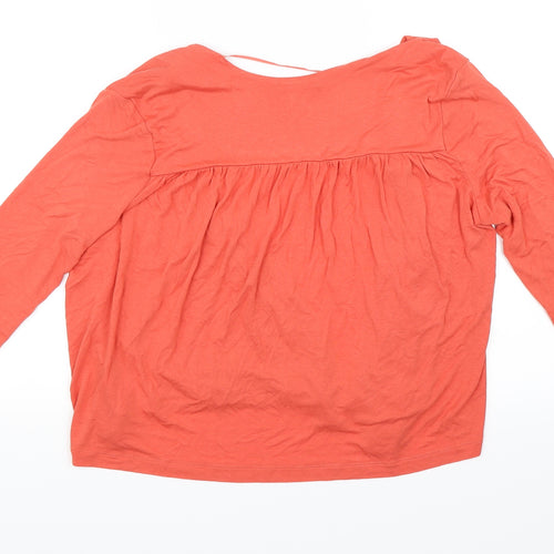 H&M Womens Orange   Cardigan Jumper Size S