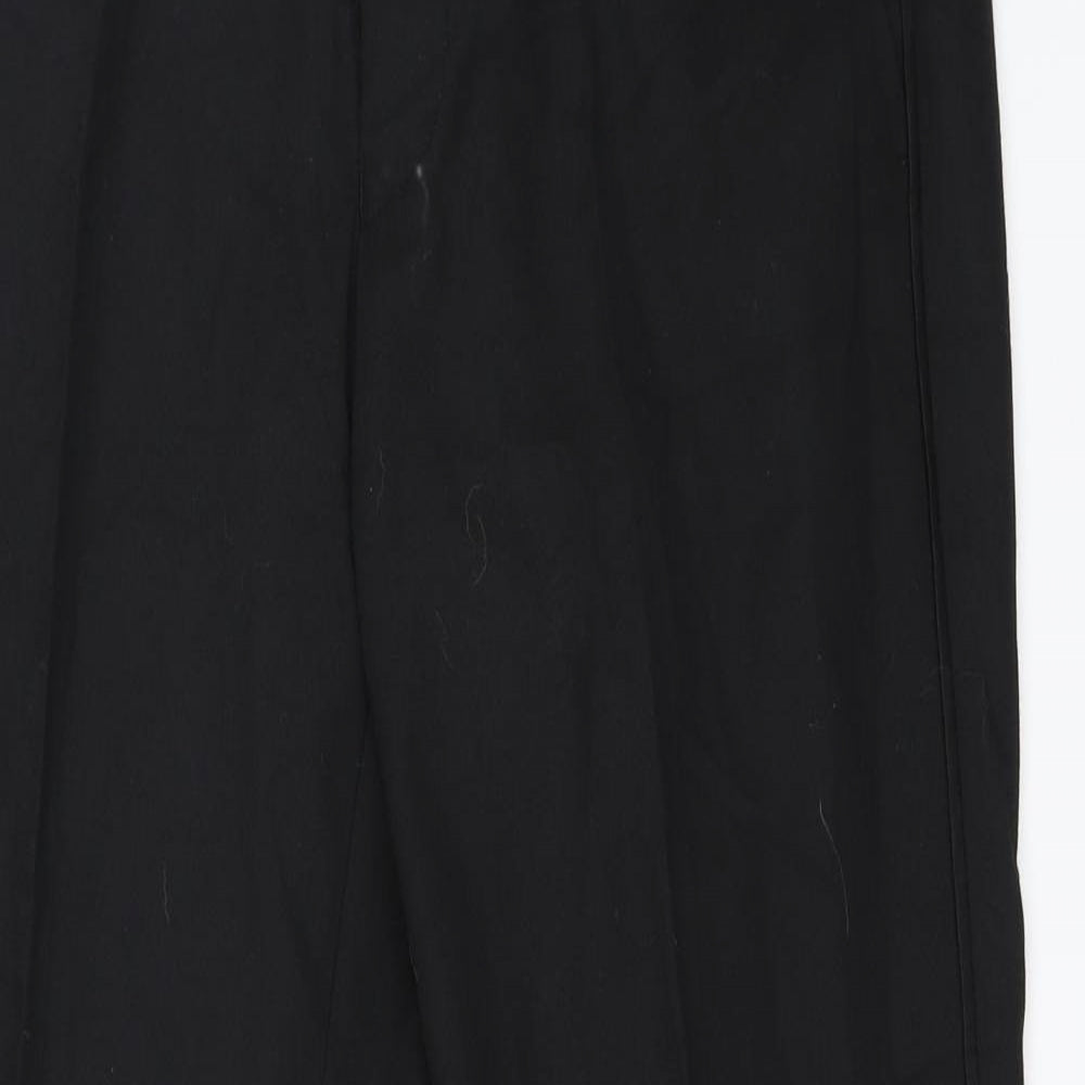 Marks & Spencer Mens Black   Trousers  Size 30 L31 in
