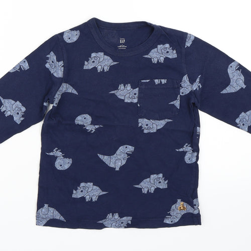 Gap Boys Blue   Basic Casual Size 5 Years  - Dinosaur
