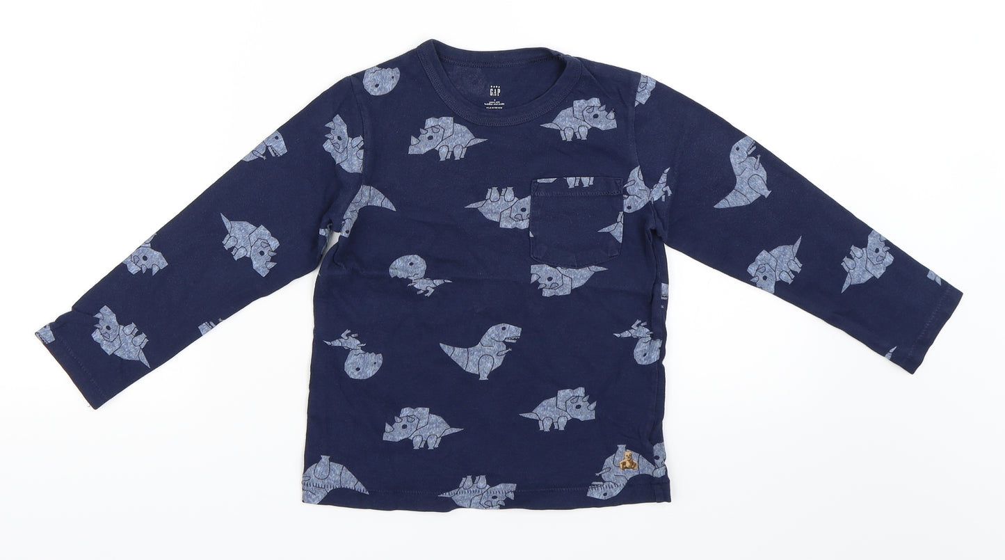 Gap Boys Blue   Basic Casual Size 5 Years  - Dinosaur