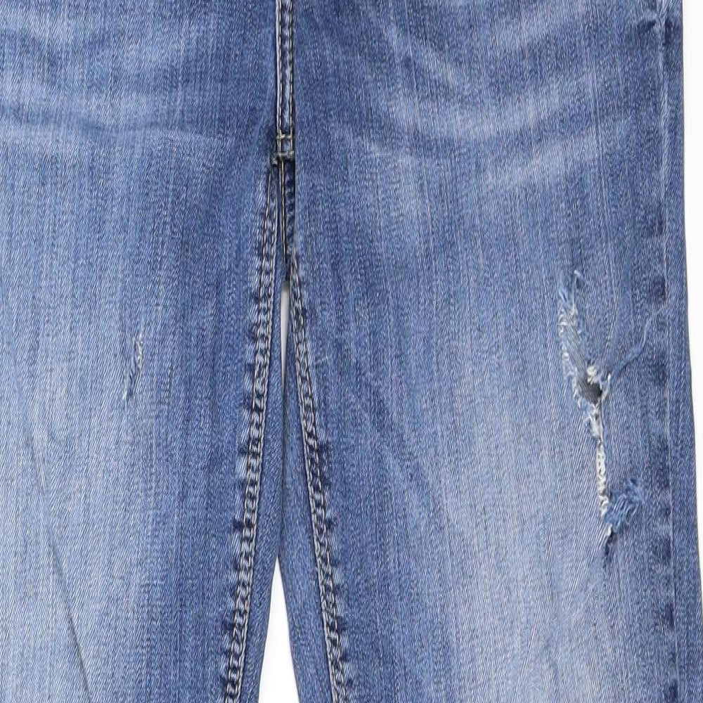 River Island Womens Blue   Straight Jeans Size 14 L29.5 in