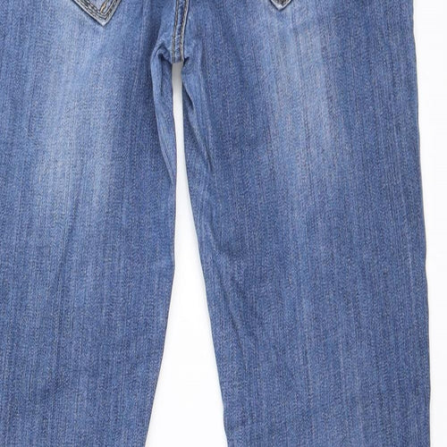 River Island Womens Blue   Straight Jeans Size 14 L29.5 in
