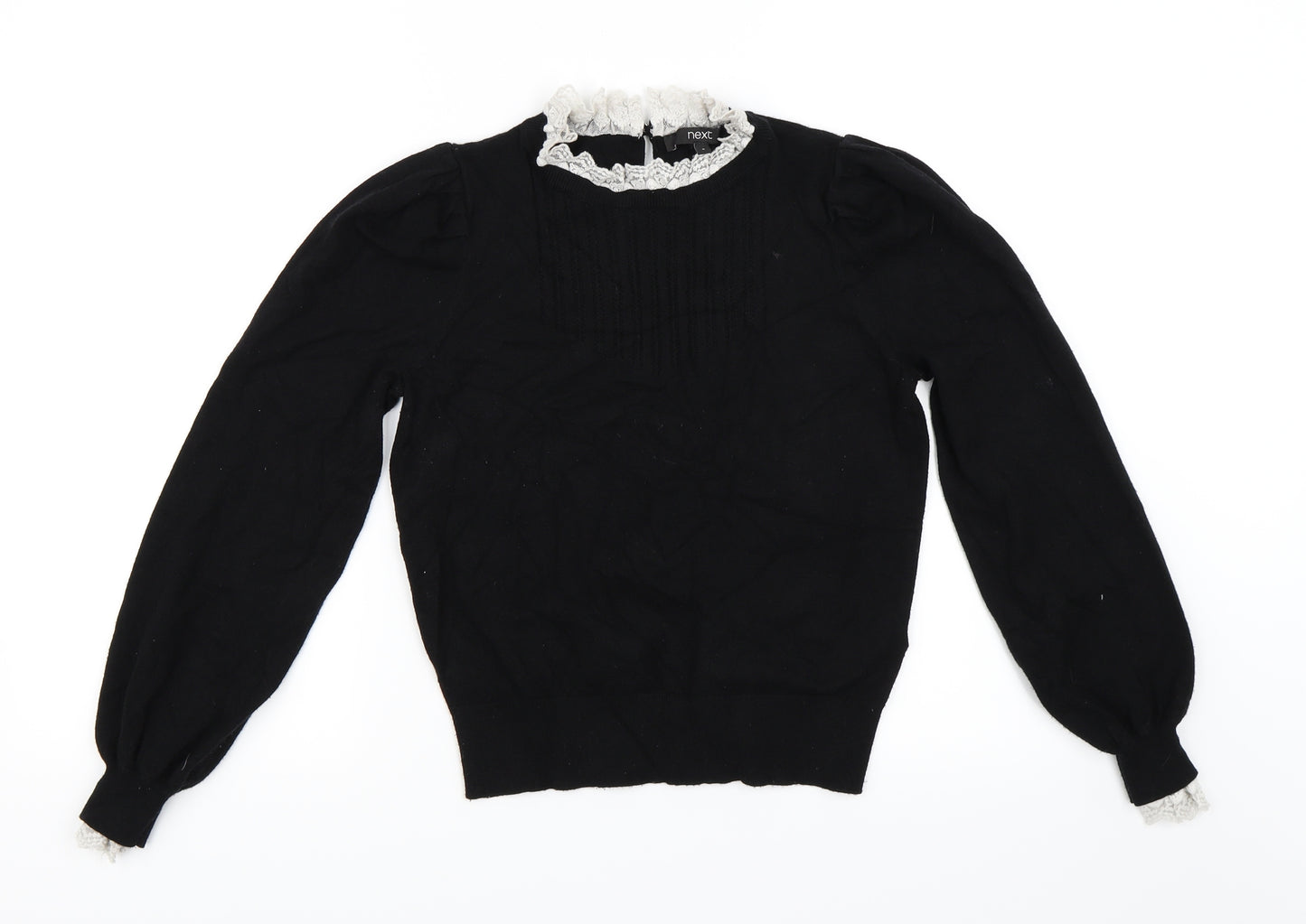 NEXT Womens Black   Pullover Jumper Size 8