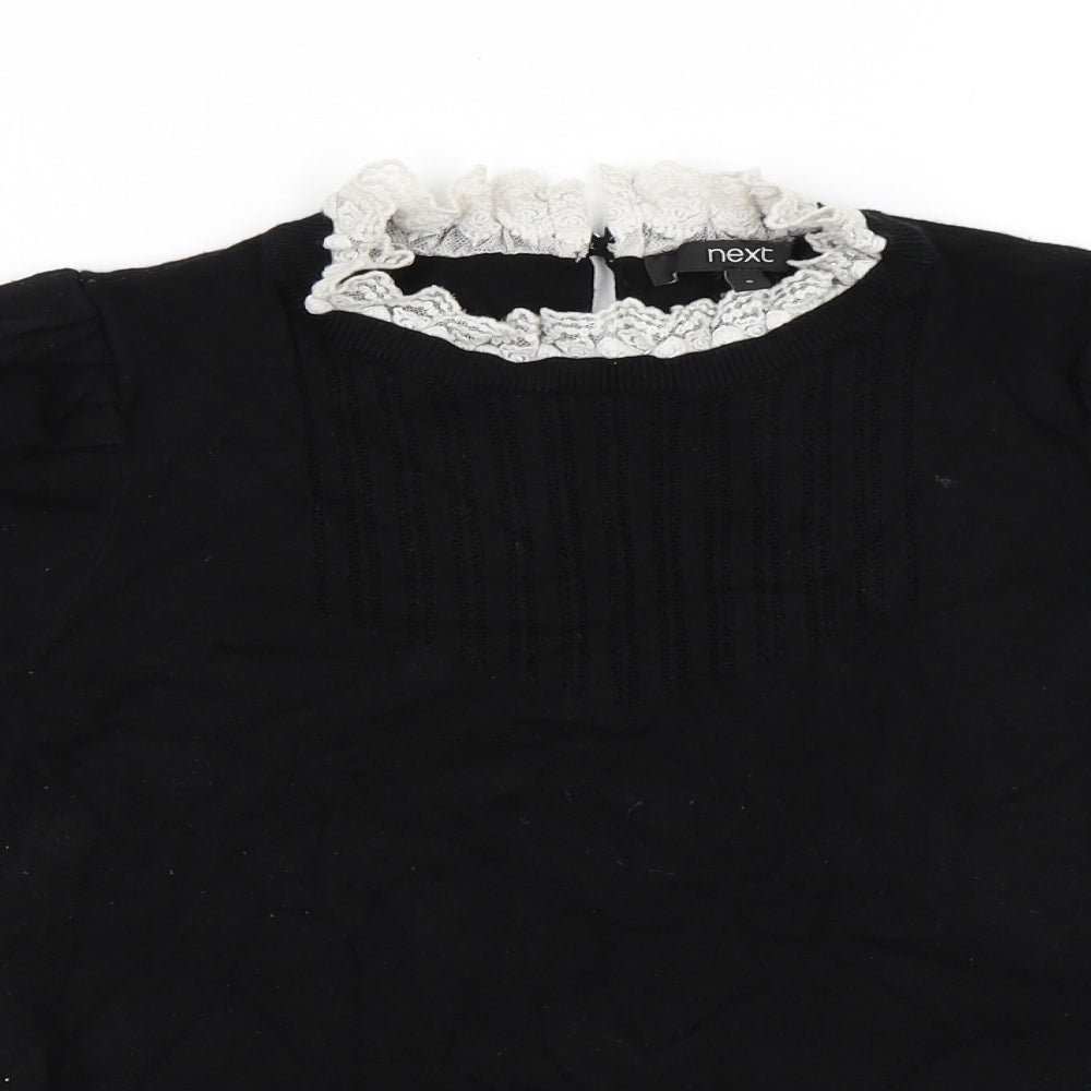 NEXT Womens Black   Pullover Jumper Size 8