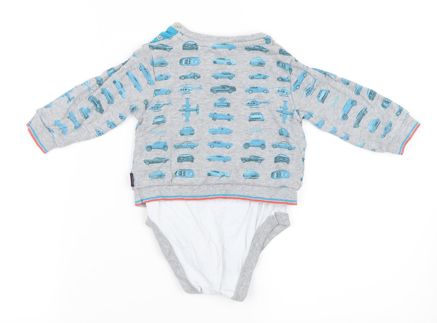 Ted Baker Boys Grey   Babygrow One-Piece Size 9-12 Months