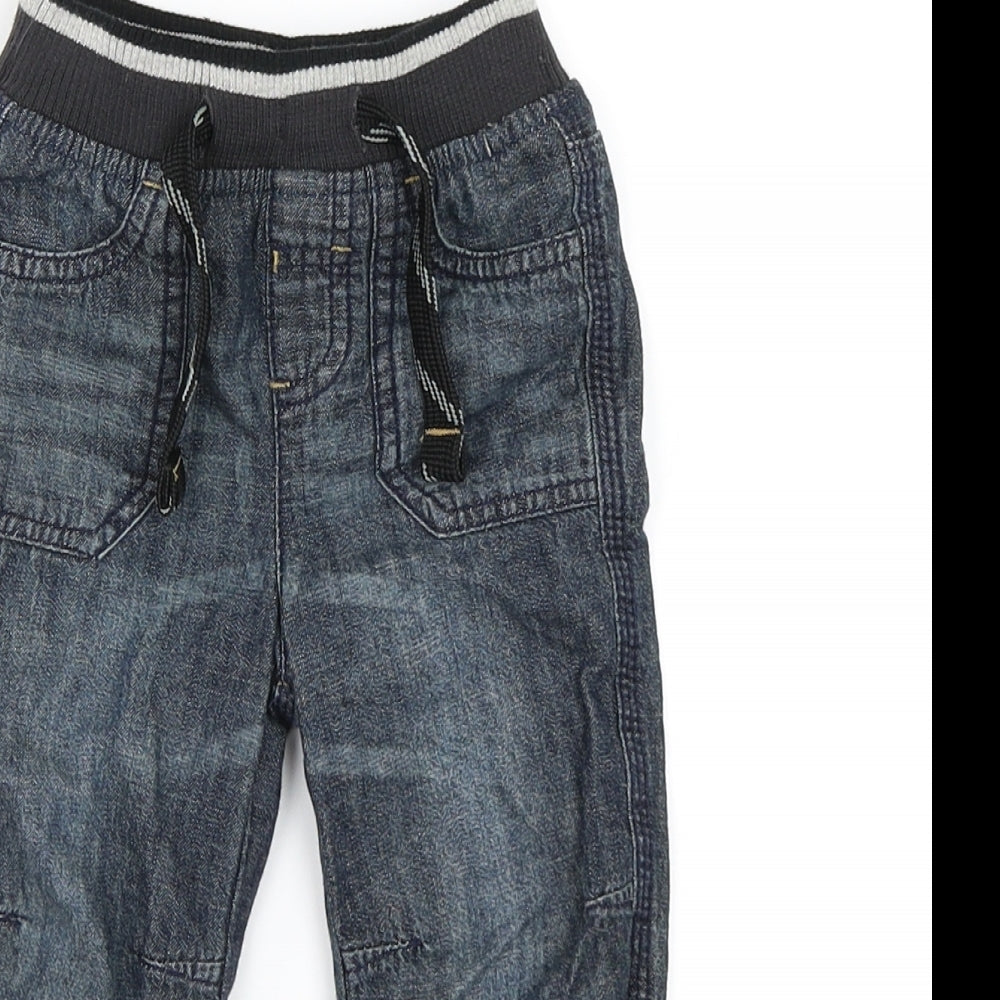 Denim Co Boys Blue  Denim Capri Jeans Size 9-12 Months