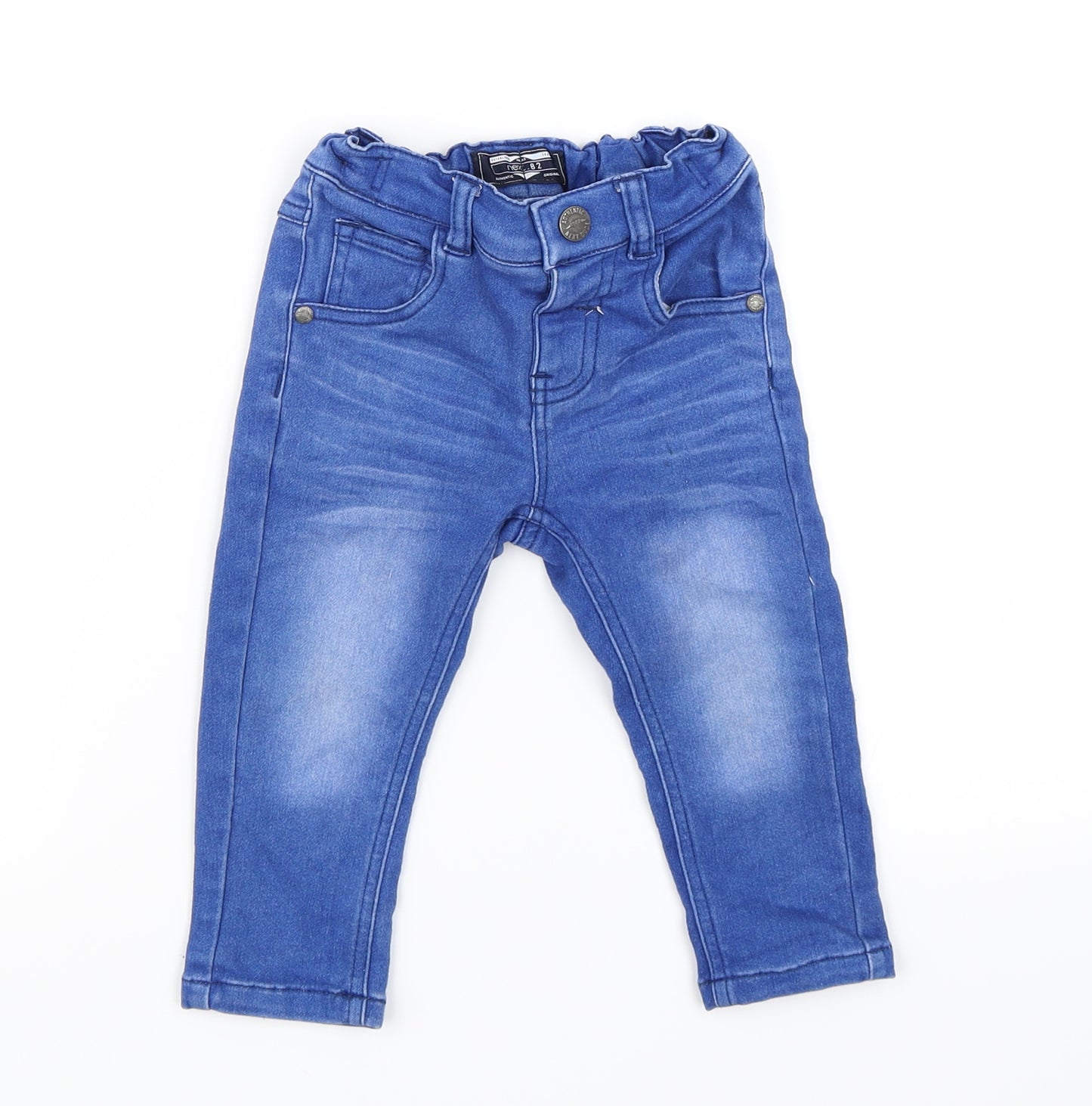 NEXT Girls Blue   Capri Jeans Size 9-12 Months