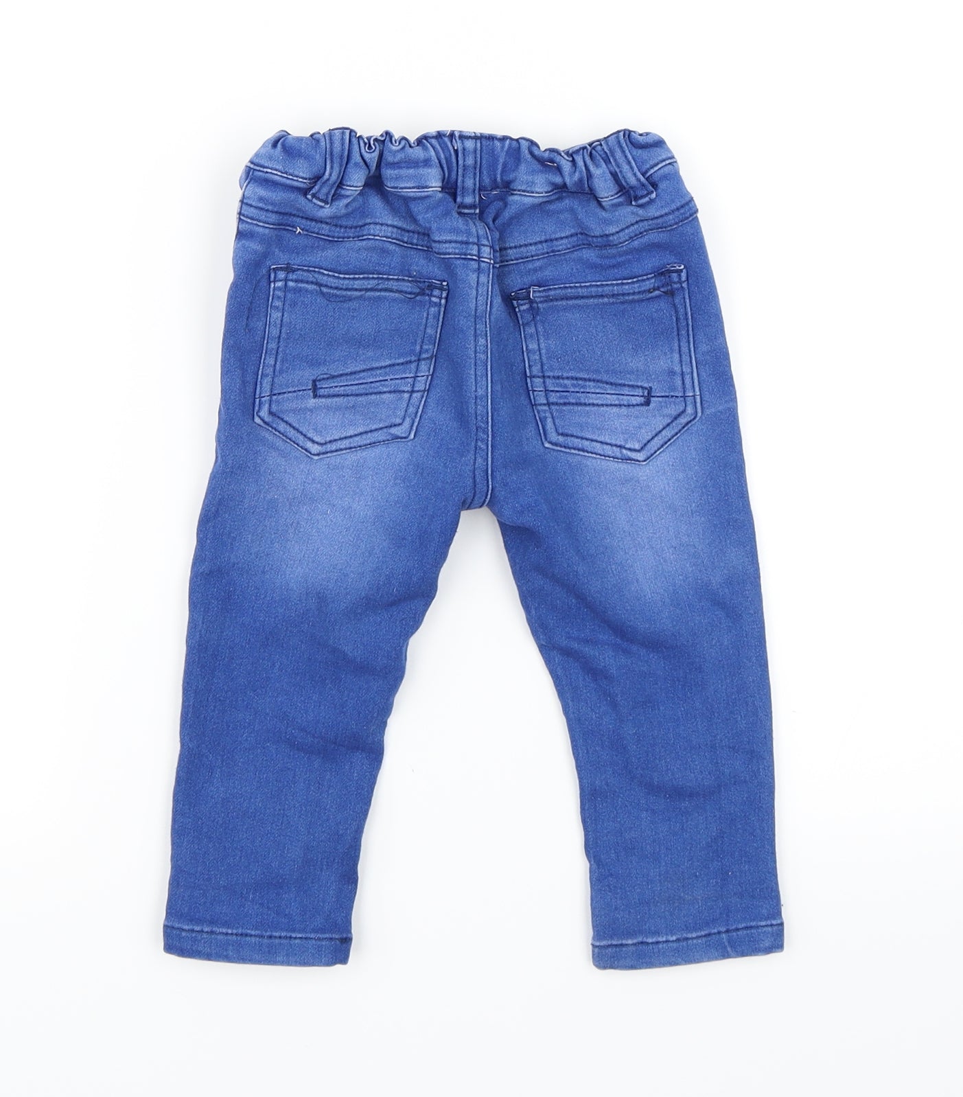 NEXT Girls Blue   Capri Jeans Size 9-12 Months