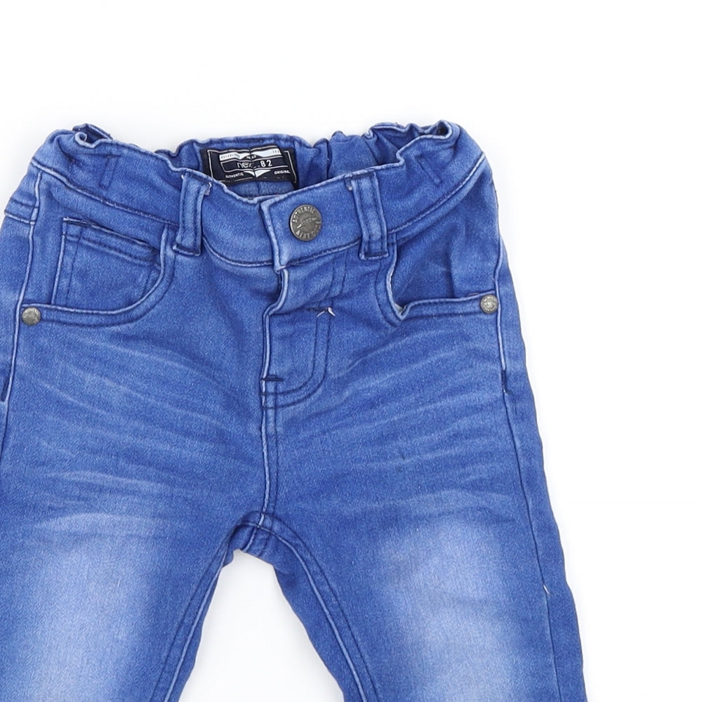 NEXT Girls Blue   Capri Jeans Size 9-12 Months