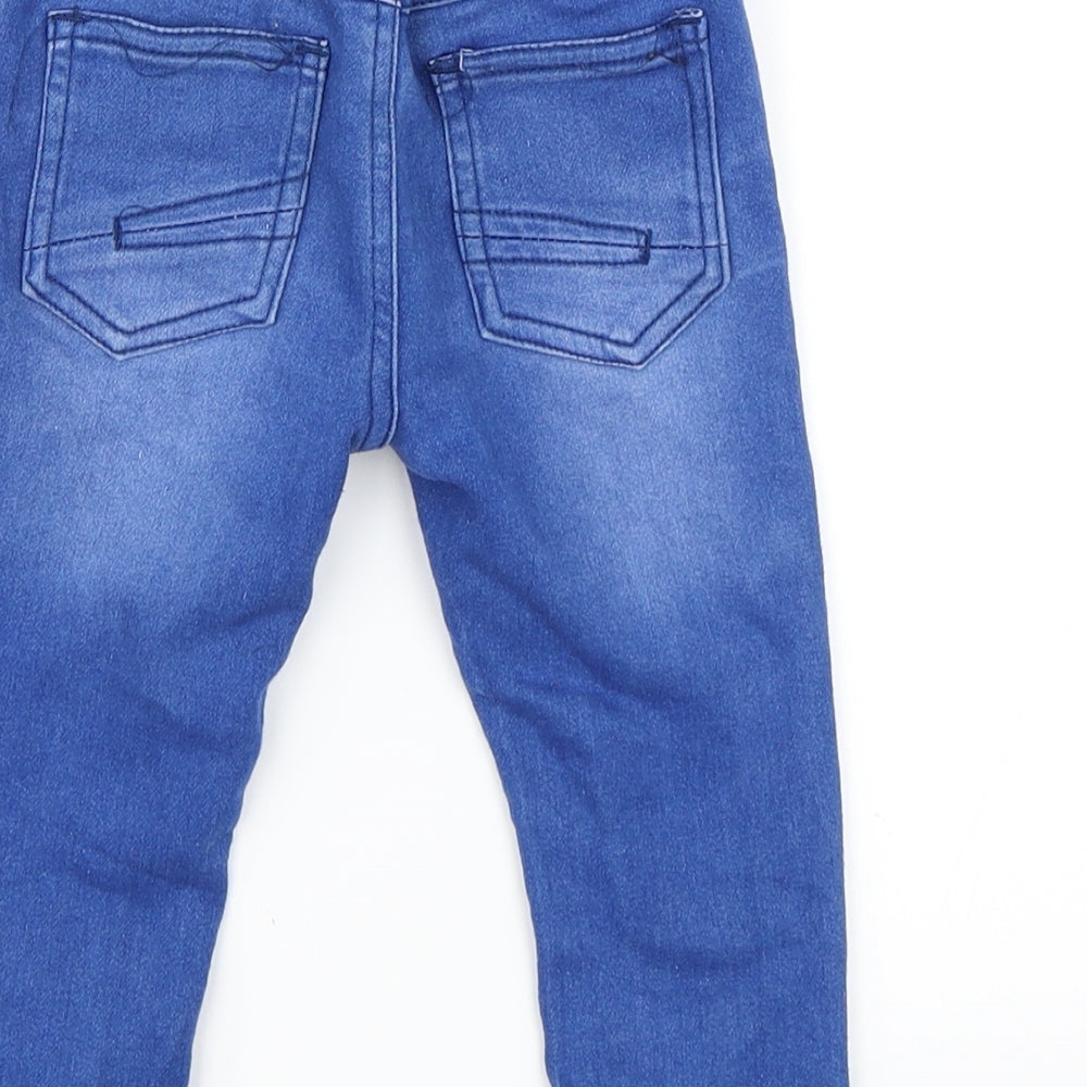 NEXT Girls Blue   Capri Jeans Size 9-12 Months