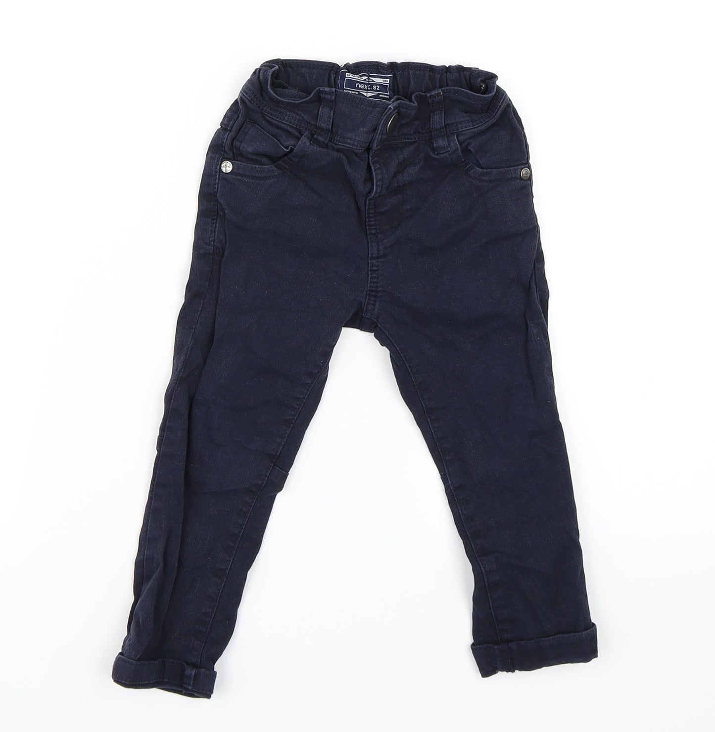 NEXT Boys Blue  Denim Capri Jeans Size 12-18 Months