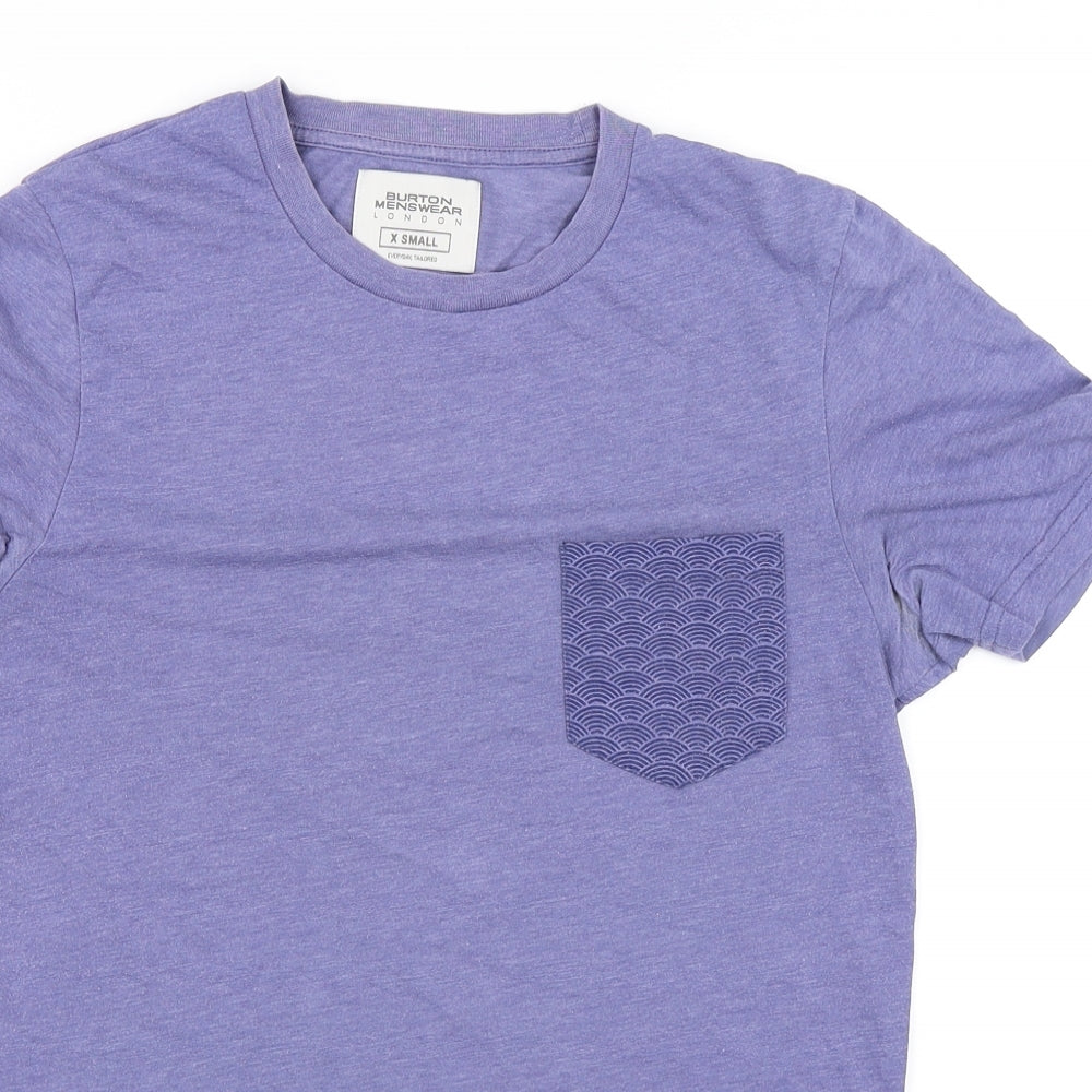 Burton Mens Purple    T-Shirt Size XS