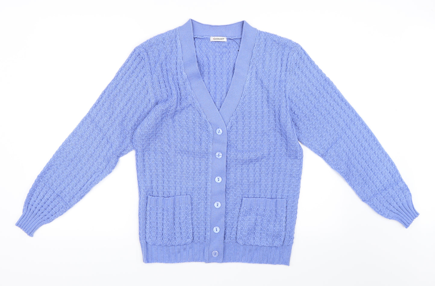 Damart Womens Purple   Cardigan Jumper Size 12