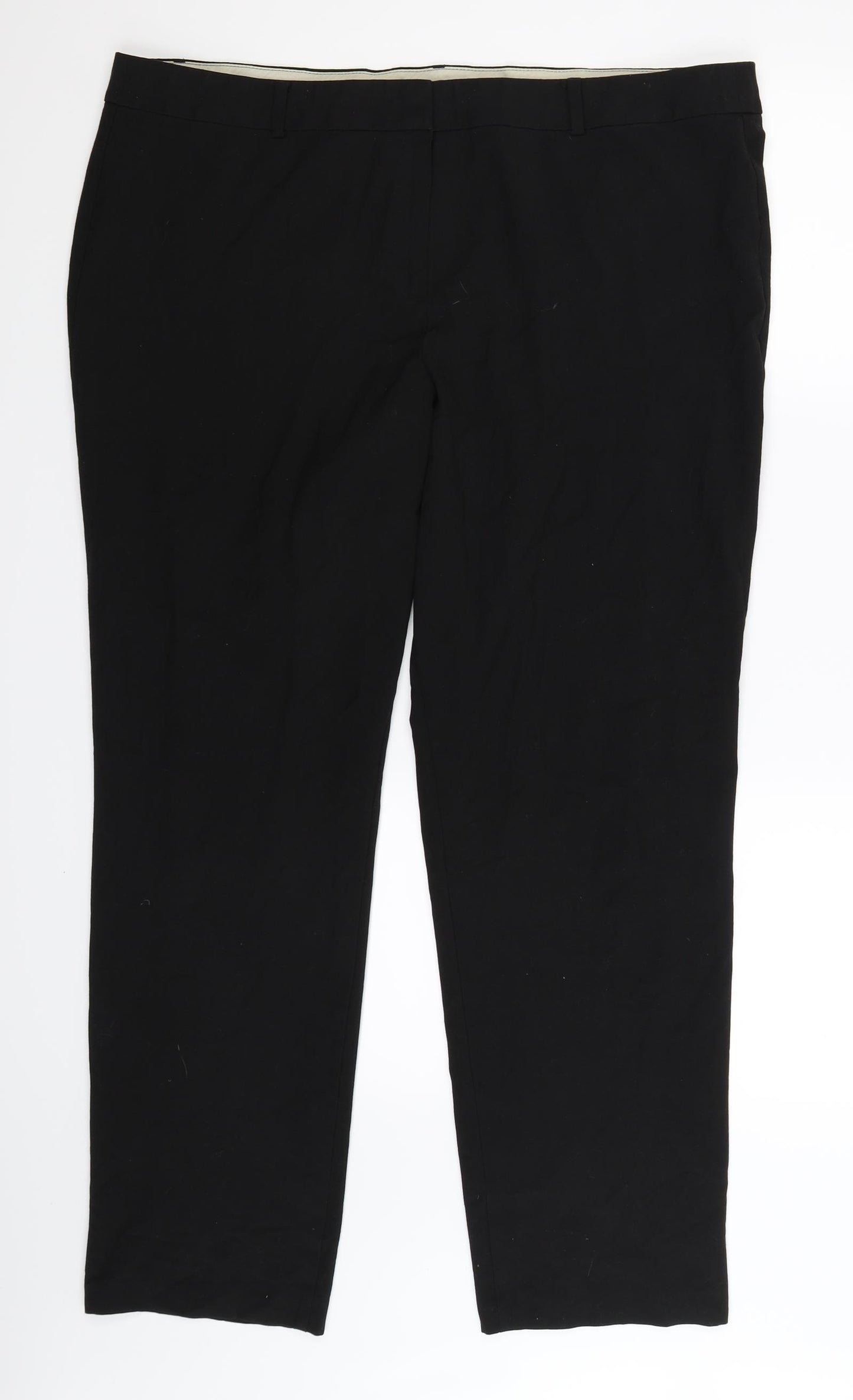 Marks and Spencer Womens Black   Trousers  Size 20 L31 in