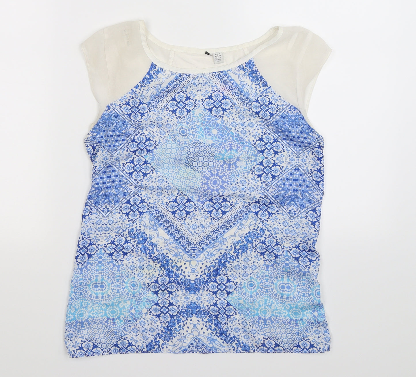 Preworn Womens Multicoloured Geometric  Basic Tank Size 6