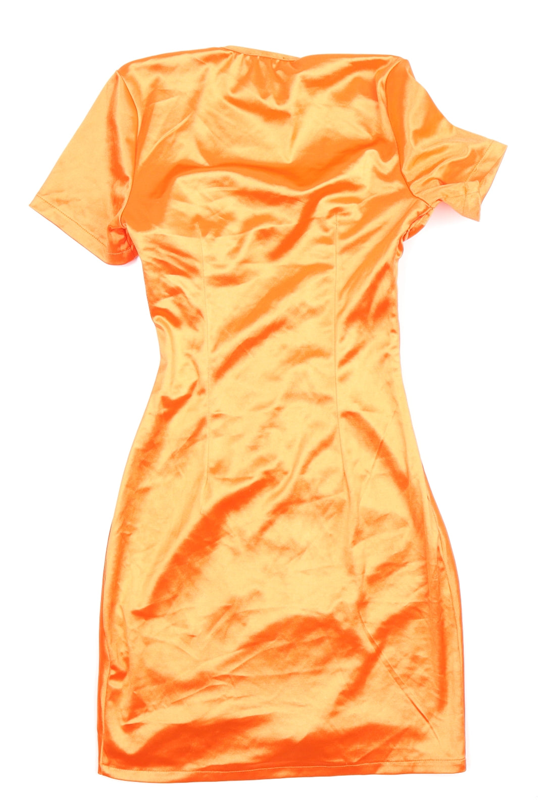 PRETTYLITTLETHING Womens Orange   Bodycon  Size 6