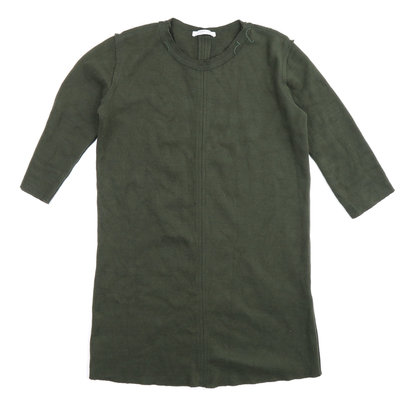 Zara Womens Green   Jumper Dress  Size S