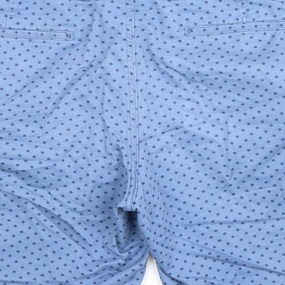 Gap Mens Blue Floral  Chino Shorts Size 34