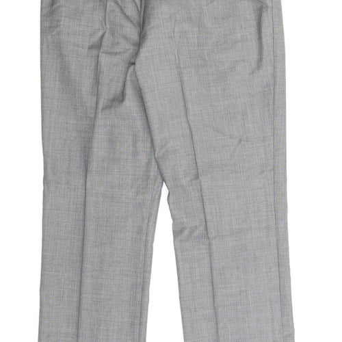 TM Lewin Mens Grey   Dress Pants Trousers Size 32 L34 in