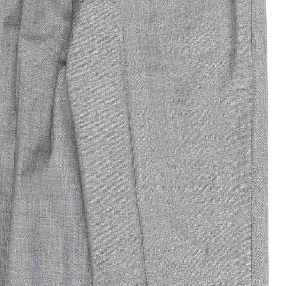 TM Lewin Mens Grey   Dress Pants Trousers Size 32 L34 in