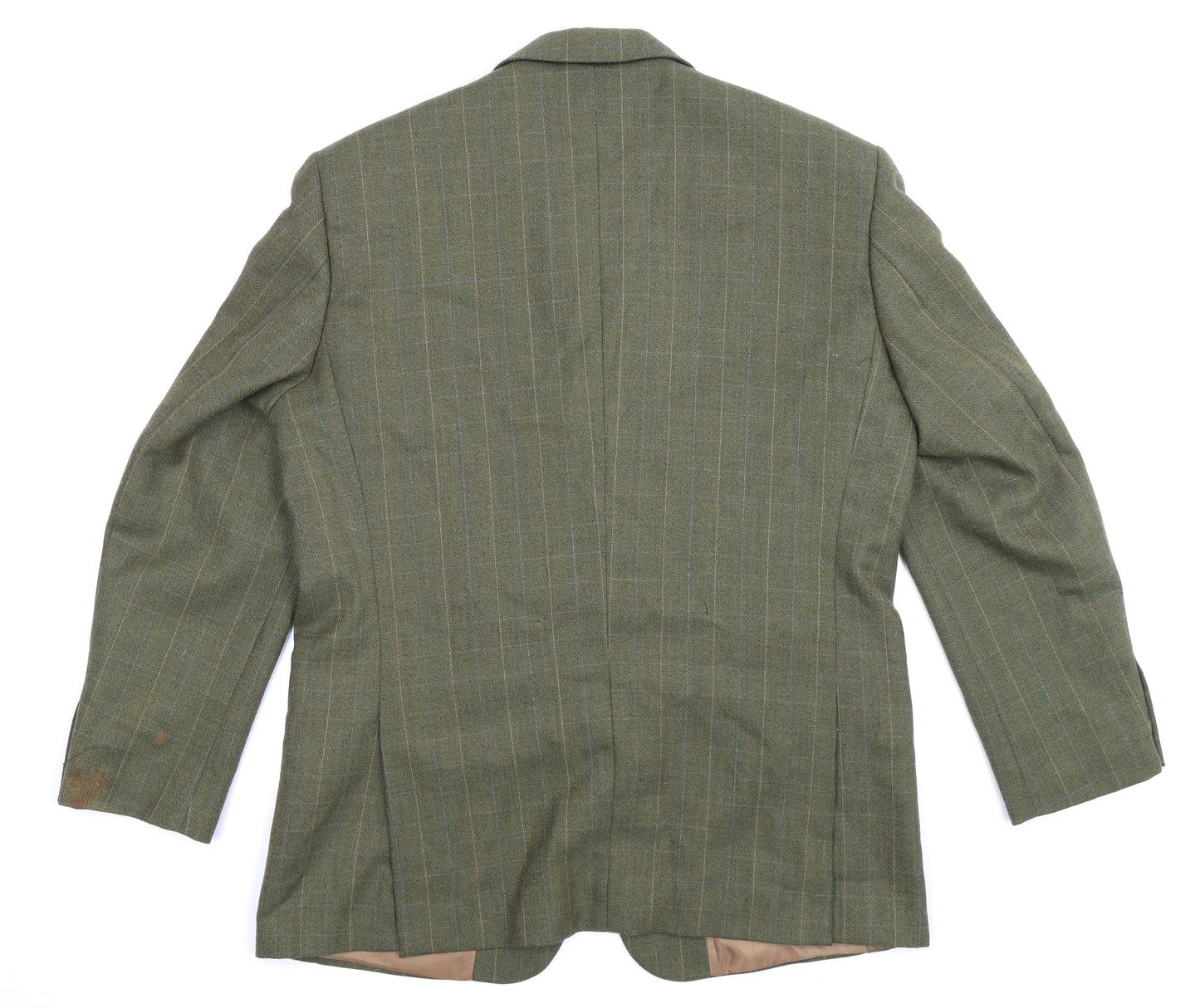 Cohesion Mens Green Check  Jacket Blazer Size 42