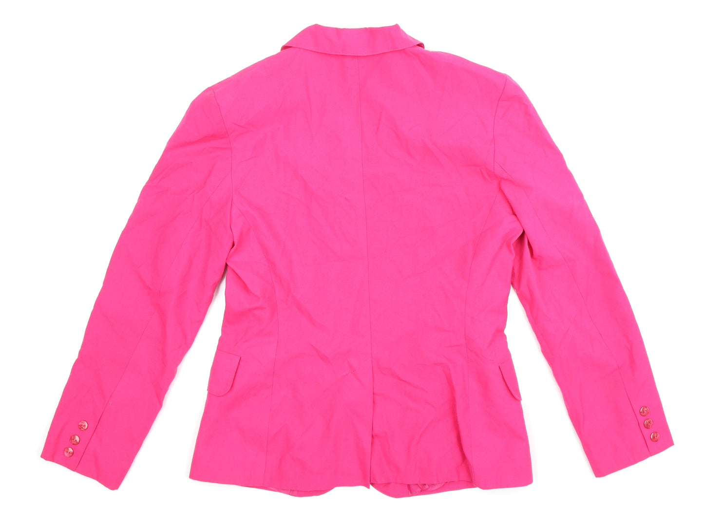 Preworn Womens Pink   Jacket Suit Jacket Size 12
