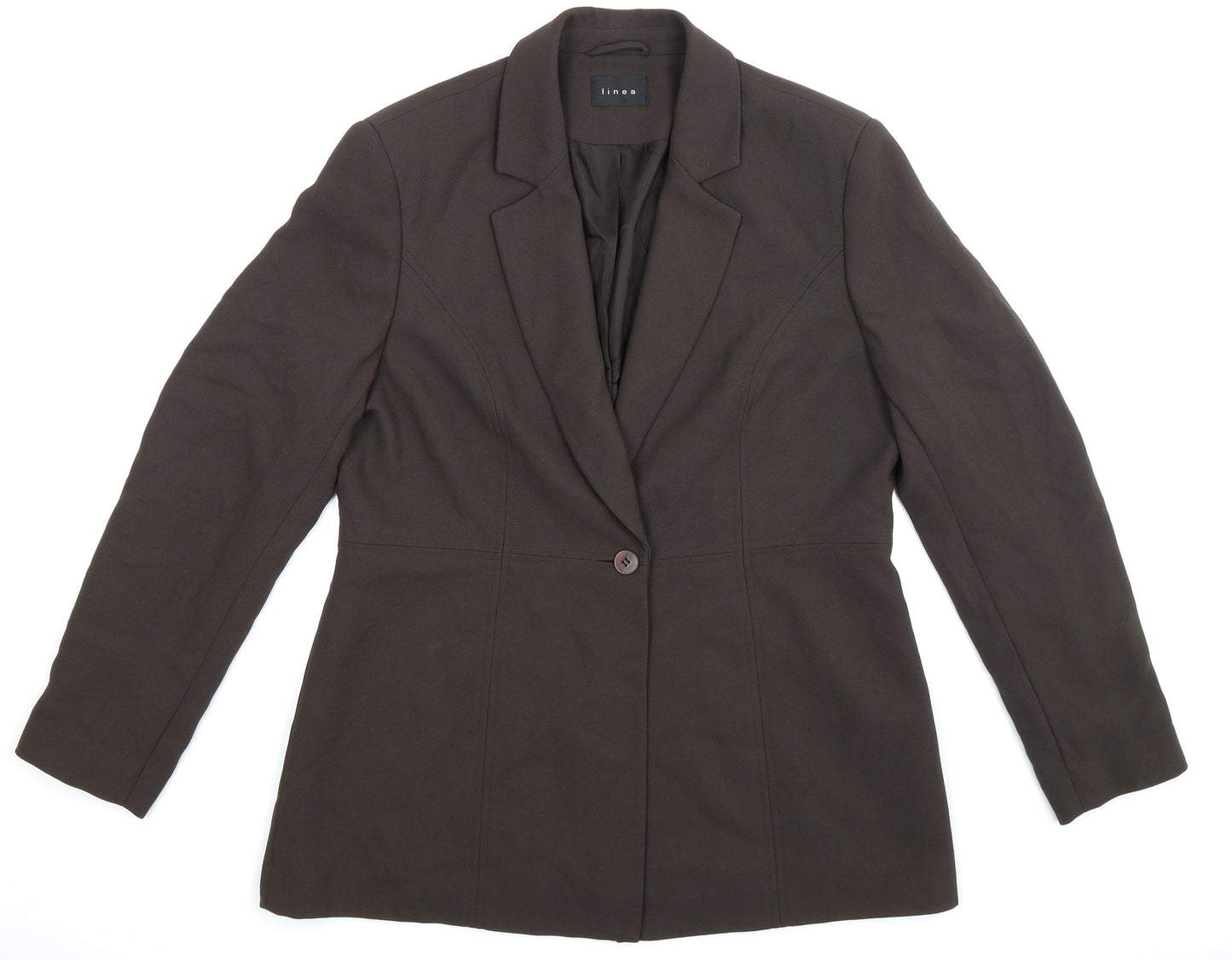 Linea Womens Grey   Jacket Suit Jacket Size 16