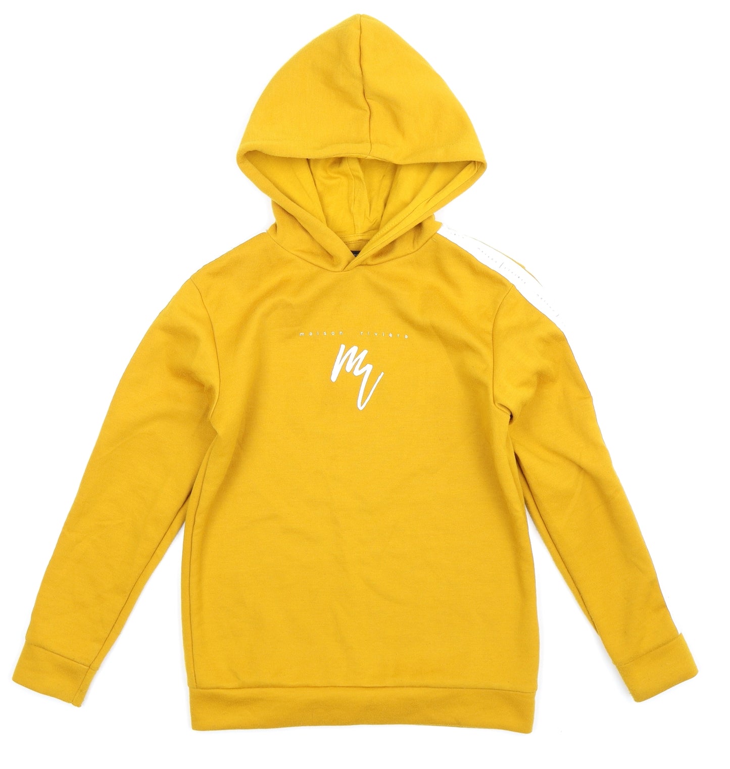 River Island Boys Yellow   Pullover Hoodie Size 9-10 Years