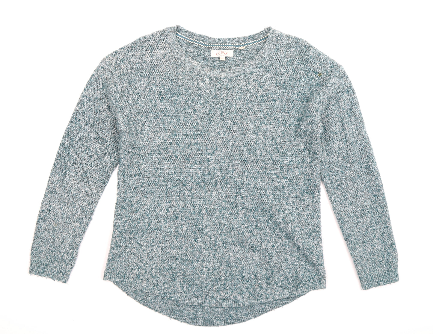 Fat Face Womens Blue  Knit Pullover Jumper Size 10