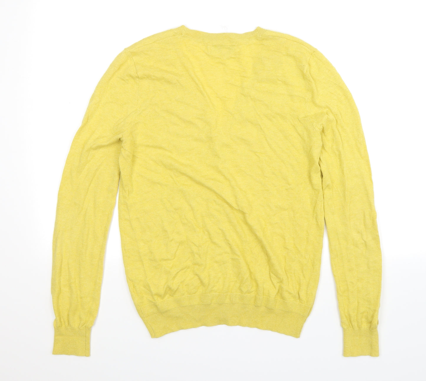 NEXT Womens Yellow  Knit Cardigan Jumper Size 10