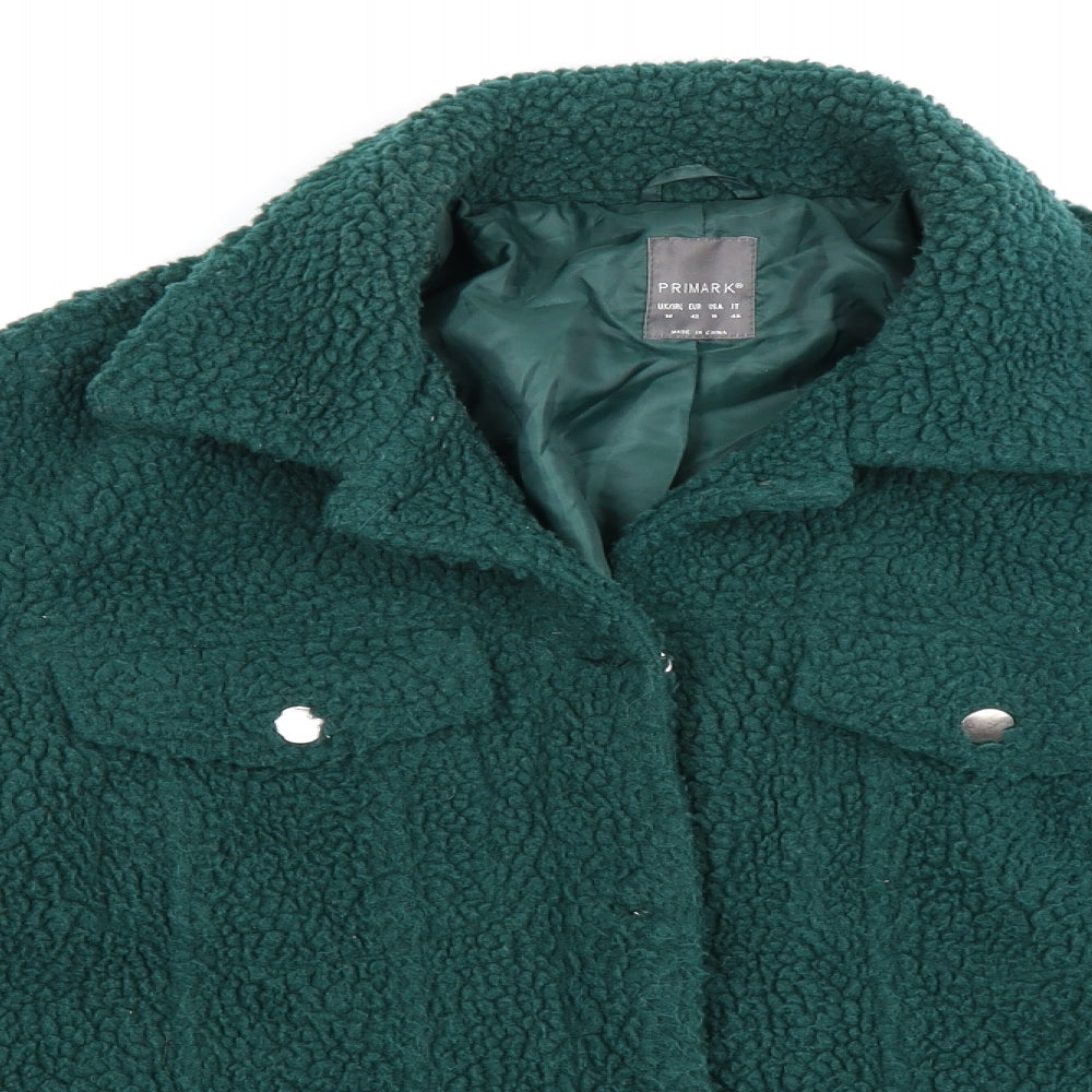 Primark Womens Green  Fleece Jacket  Size 14