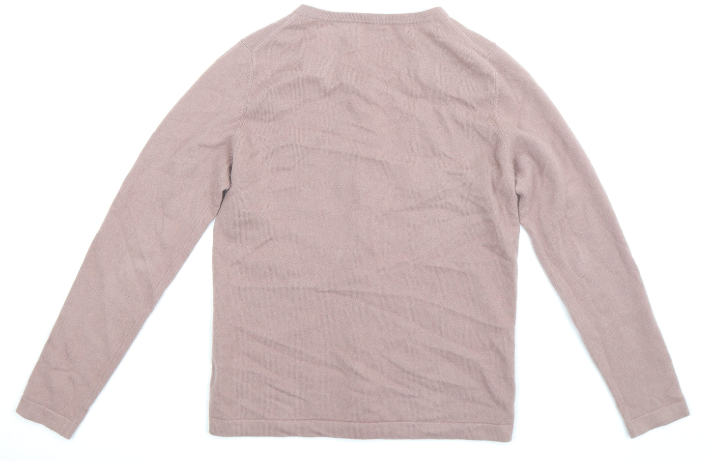 PURE Collection Womens Grey  Knit Cardigan Jumper Size 12